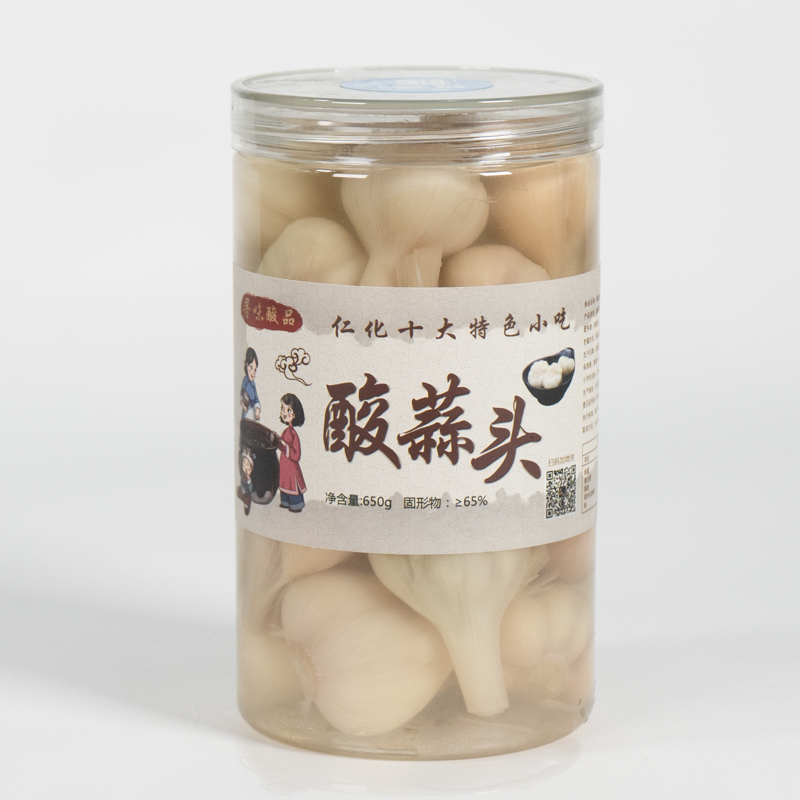 酸蒜头650g